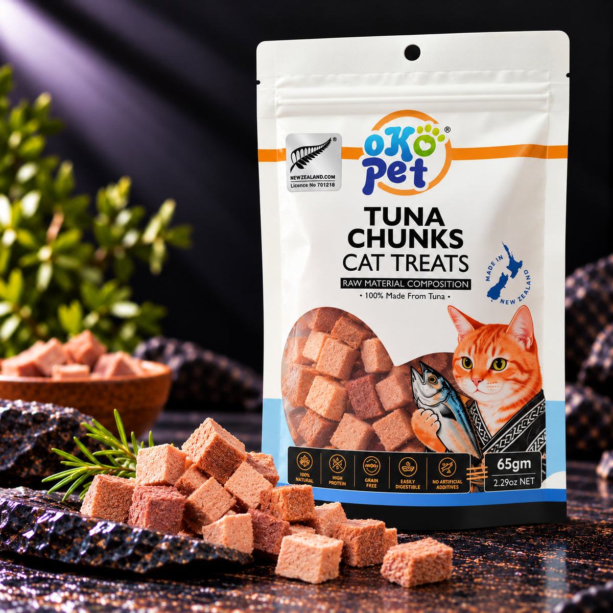 Tuna Chunks Freeze Dried Cat Treats