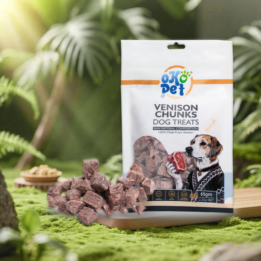 Venison Chunks Freeze Dried Dog Treats